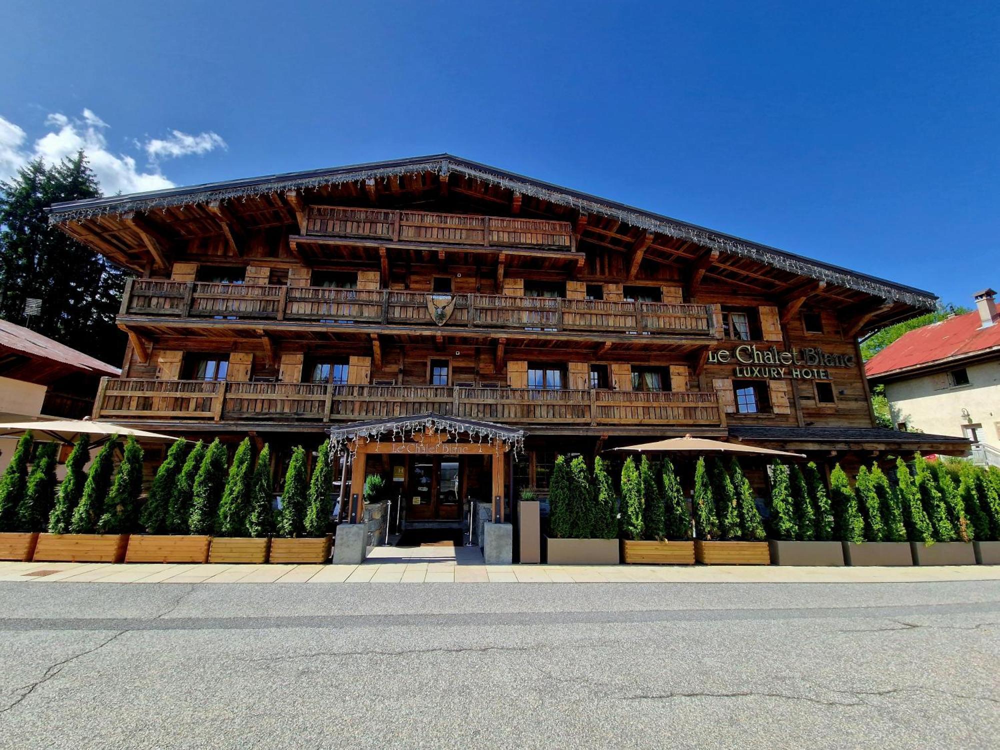 Le Chalet Blanc Megève Exterior foto