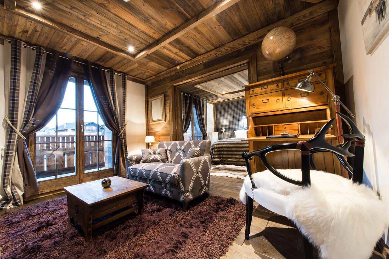 Le Chalet Blanc Megève Exterior foto