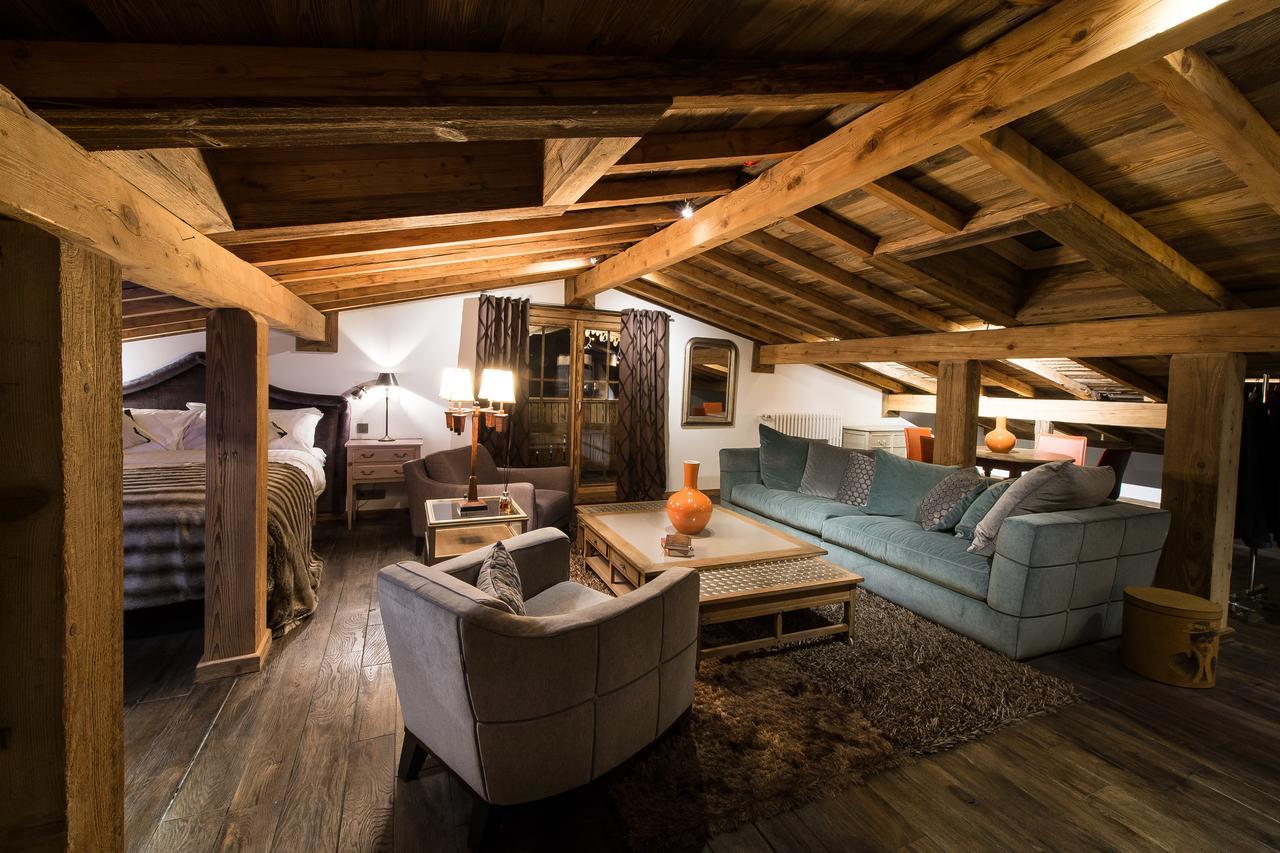Le Chalet Blanc Megève Exterior foto