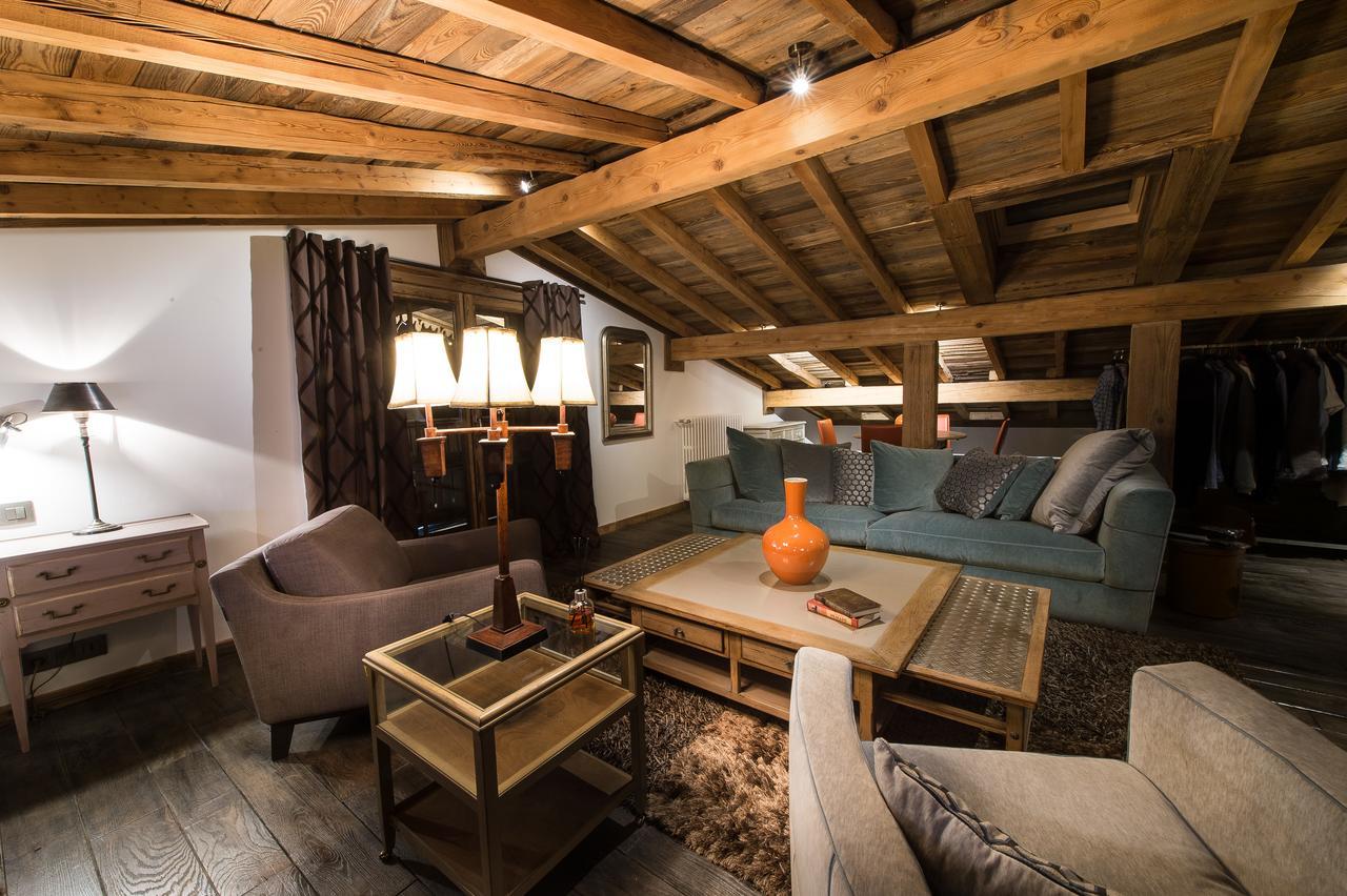Le Chalet Blanc Megève Exterior foto